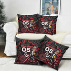 Custom Saints Football Pillow Cover Aboriginal Dot Art Pattern