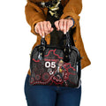 Custom Saints Football Shoulder Handbag Aboriginal Dot Art Pattern
