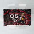 Custom Saints Football Tablecloth Aboriginal Dot Art Pattern