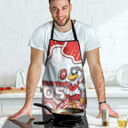 Custom Swans Football Apron Aboriginal Dot Art Pattern
