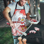 Custom Swans Football Apron Aboriginal Dot Art Pattern