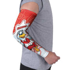 Custom Swans Football Arm Sleeves Aboriginal Dot Art Pattern