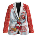 Custom Swans Football Blazer Aboriginal Dot Art Pattern