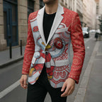 Custom Swans Football Blazer Aboriginal Dot Art Pattern