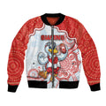 Custom Swans Football Bomber Jacket Aboriginal Dot Art Pattern
