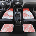Custom Swans Football Car Mats Aboriginal Dot Art Pattern