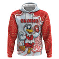 Custom Swans Football Hoodie Aboriginal Dot Art Pattern