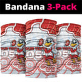 Custom Swans Football Neck Gaiter Aboriginal Dot Art Pattern