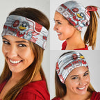 Custom Swans Football Neck Gaiter Aboriginal Dot Art Pattern