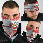 Custom Swans Football Neck Gaiter Aboriginal Dot Art Pattern
