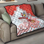 Custom Swans Football Quilt Aboriginal Dot Art Pattern