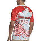 Custom Swans Football Rugby Jersey Aboriginal Dot Art Pattern
