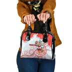Custom Swans Football Shoulder Handbag Aboriginal Dot Art Pattern