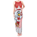 Custom Swans Football Tank Maxi Dress Aboriginal Dot Art Pattern