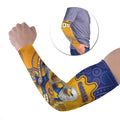 Custom Eagles Football Arm Sleeves Aboriginal Dot Art Pattern