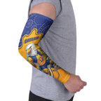 Custom Eagles Football Arm Sleeves Aboriginal Dot Art Pattern