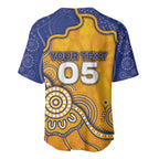 Custom Eagles Football Baseball Jersey Aboriginal Dot Art Pattern