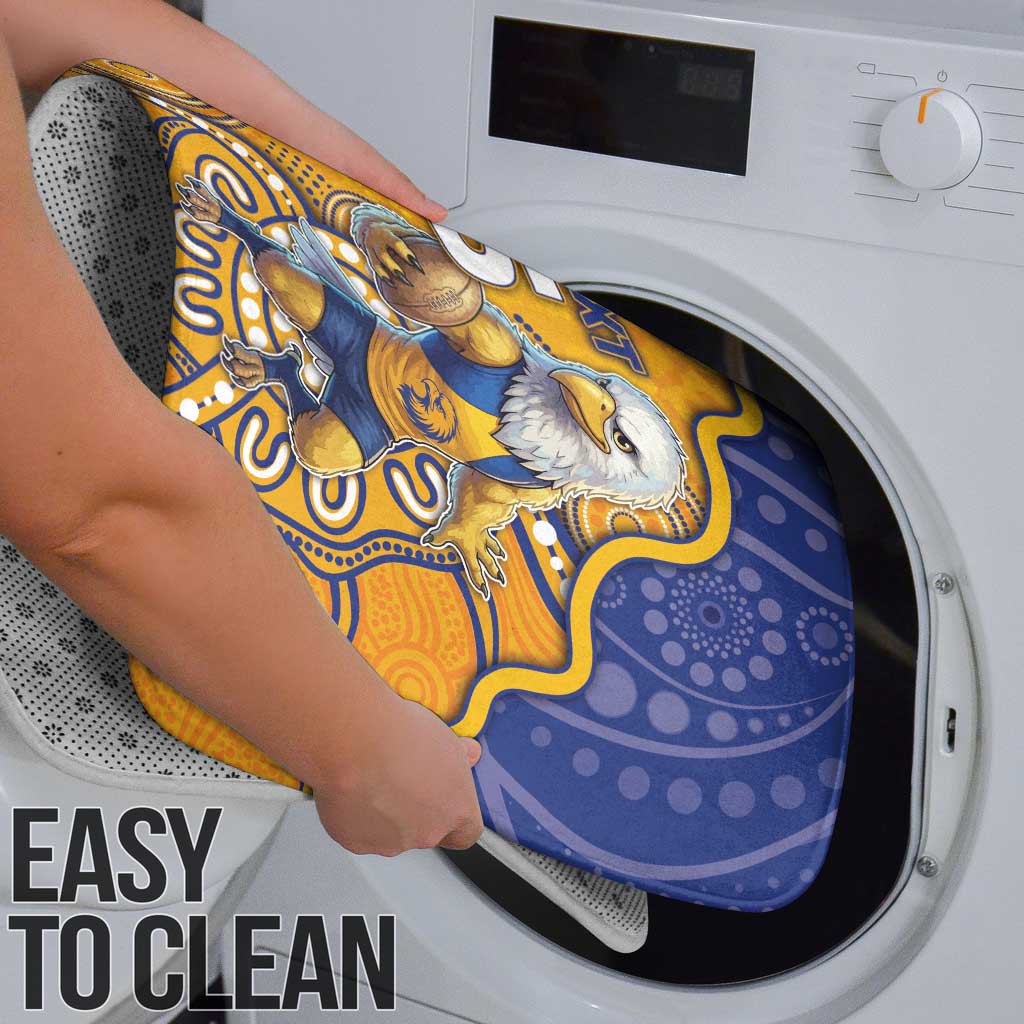 Custom Eagles Football Bathroom Set Aboriginal Dot Art Pattern