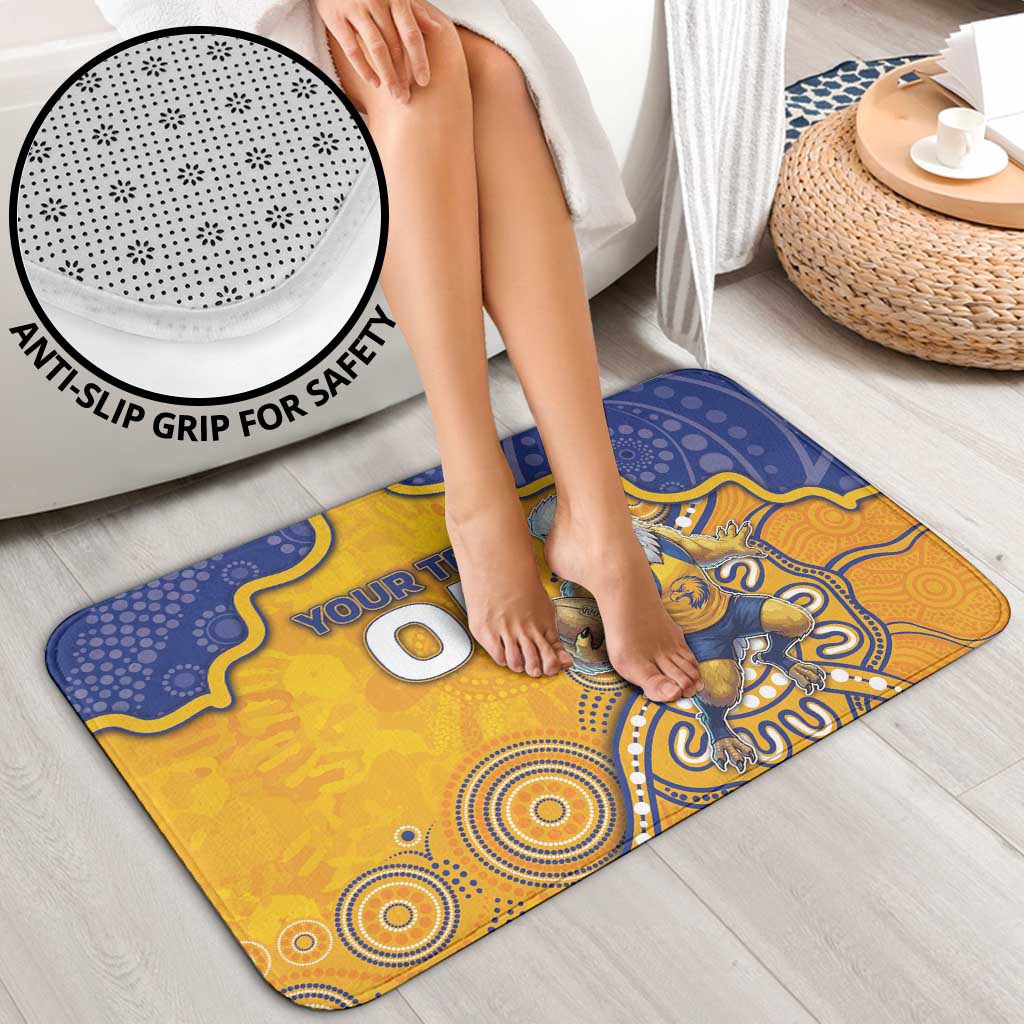 Custom Eagles Football Bathroom Set Aboriginal Dot Art Pattern