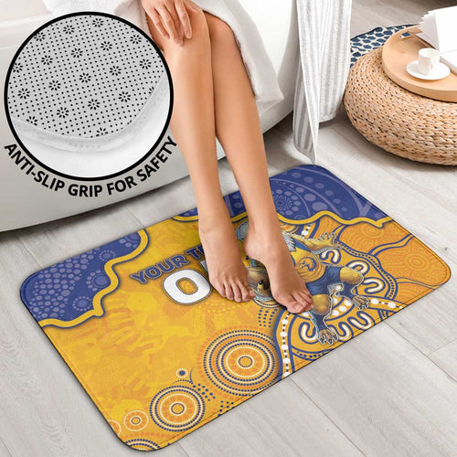 Custom Eagles Football Bathroom Set Aboriginal Dot Art Pattern