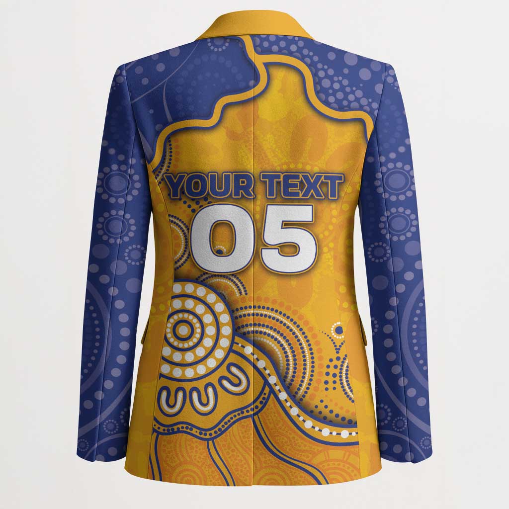 Custom Eagles Football Blazer Aboriginal Dot Art Pattern