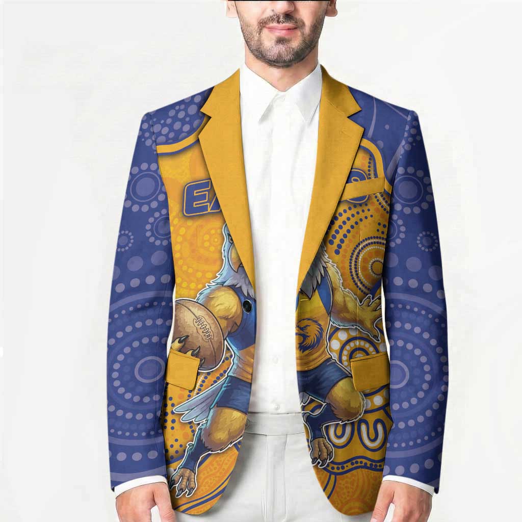 Custom Eagles Football Blazer Aboriginal Dot Art Pattern
