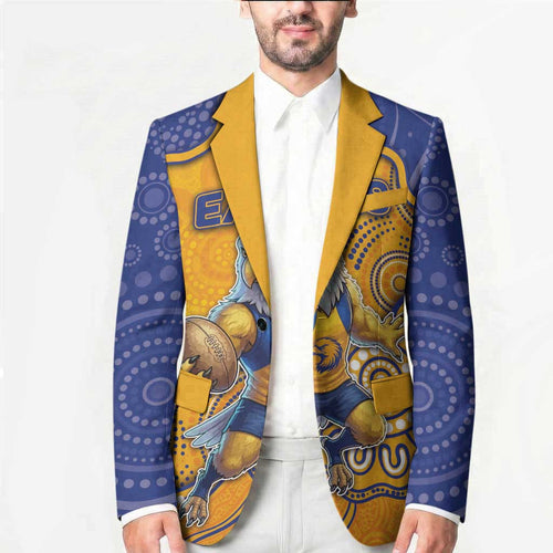 Custom Eagles Football Blazer Aboriginal Dot Art Pattern