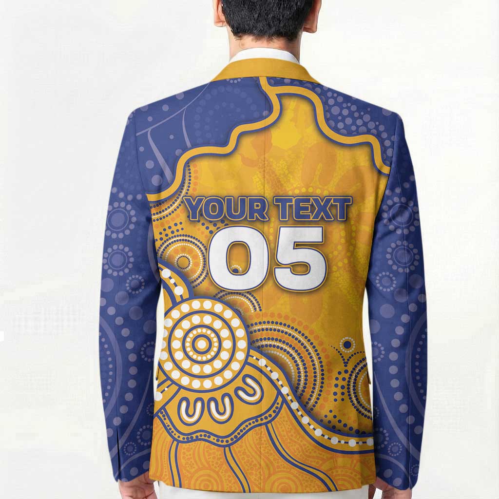 Custom Eagles Football Blazer Aboriginal Dot Art Pattern