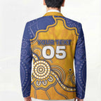 Custom Eagles Football Blazer Aboriginal Dot Art Pattern