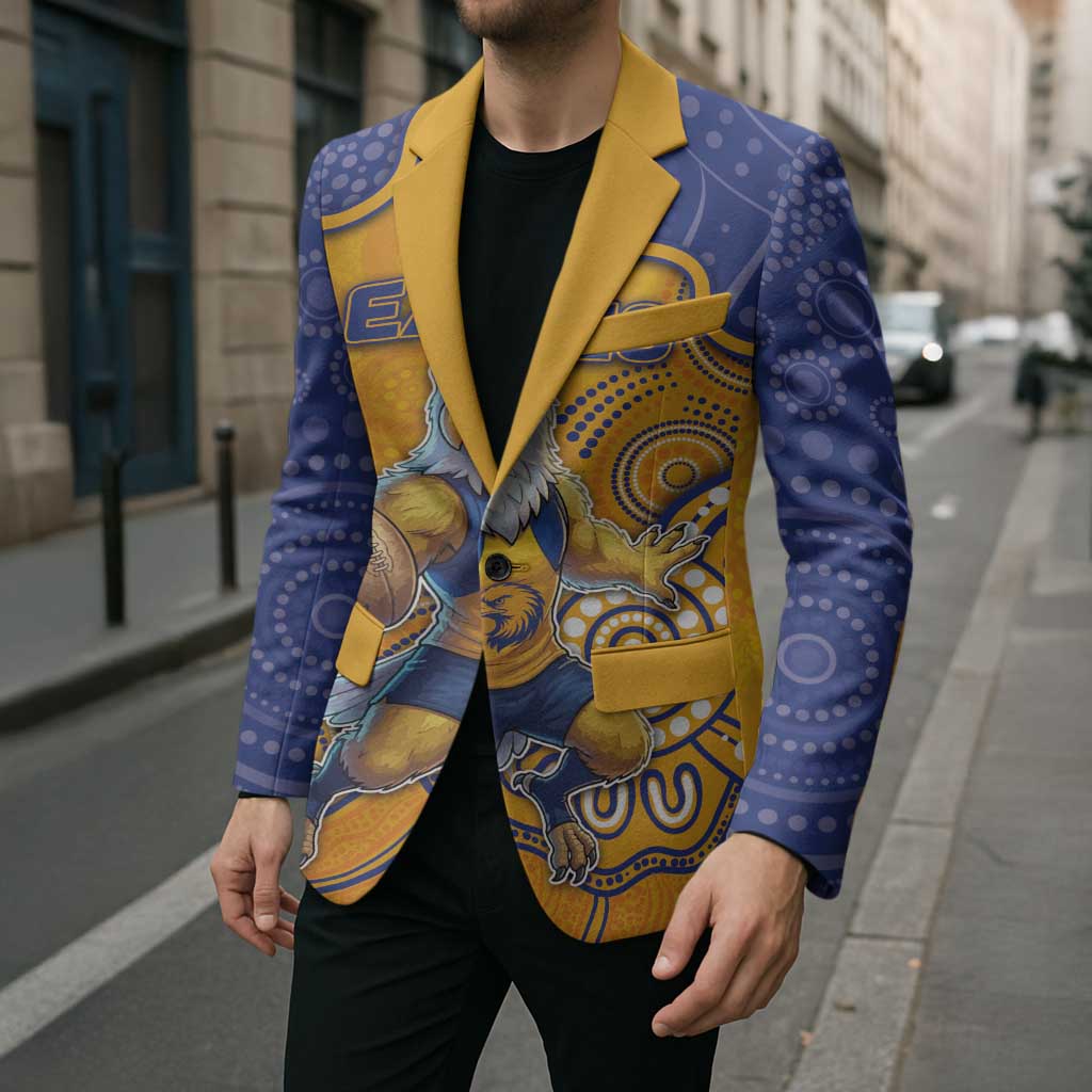 Custom Eagles Football Blazer Aboriginal Dot Art Pattern