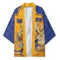 Custom Eagles Football Kimono Aboriginal Dot Art Pattern