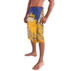 Custom Eagles Football Lavalava Aboriginal Dot Art Pattern