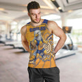 Custom Eagles Football Men Tank Top Aboriginal Dot Art Pattern