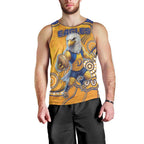 Custom Eagles Football Men Tank Top Aboriginal Dot Art Pattern