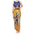 Custom Eagles Football Tank Maxi Dress Aboriginal Dot Art Pattern