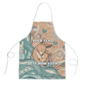 Personalised Australia Mother's Day Apron Kangaroo Mum And Joey Aboriginal Dot Art