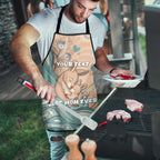Personalised Australia Mother's Day Apron Kangaroo Mum And Joey Aboriginal Dot Art