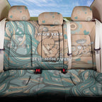 Personalised Australia Mother's Day Back Car Seat Cover Kangaroo Mum And Joey Aboriginal Dot Art