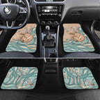 Personalised Australia Mother's Day Car Mats Kangaroo Mum And Joey Aboriginal Dot Art