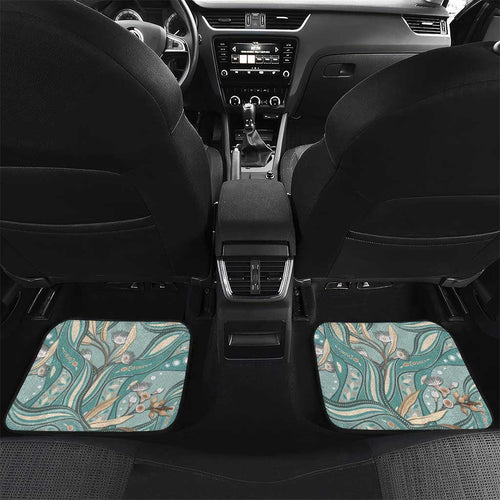 Personalised Australia Mother's Day Car Mats Kangaroo Mum And Joey Aboriginal Dot Art
