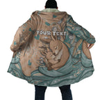 Personalised Australia Mother's Day Cloak Kangaroo Mum And Joey Aboriginal Dot Art