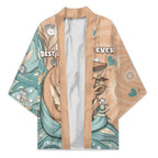 Personalised Australia Mother's Day Kimono Kangaroo Mum And Joey Aboriginal Dot Art