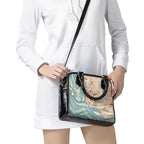 Personalised Australia Mother's Day Shoulder Handbag Kangaroo Mum And Joey Aboriginal Dot Art