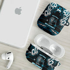 Ngati Porou Aotearoa Meri Kirihimete AirPods Case Maori Kiwi Bird Silver Fern Koru Pattern