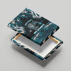 Ngati Porou Aotearoa Meri Kirihimete Canvas Wall Art Maori Kiwi Bird Silver Fern Koru Pattern
