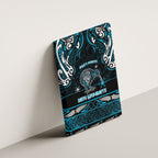 Ngati Porou Aotearoa Meri Kirihimete Canvas Wall Art Maori Kiwi Bird Silver Fern Koru Pattern