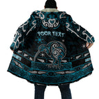Personalised Ngati Porou Aotearoa Meri Kirihimete Cloak Maori Kiwi Bird Silver Fern Koru Pattern