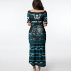 Personalised Ngati Porou Aotearoa Meri Kirihimete Puletasi Maori Kiwi Bird Silver Fern Koru Pattern