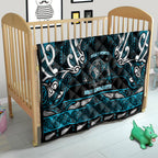 Ngati Porou Aotearoa Meri Kirihimete Quilt Maori Kiwi Bird Silver Fern Koru Pattern