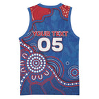 Custom Bulldogs Football Basketball Jersey Aboriginal Dot Art Pattern